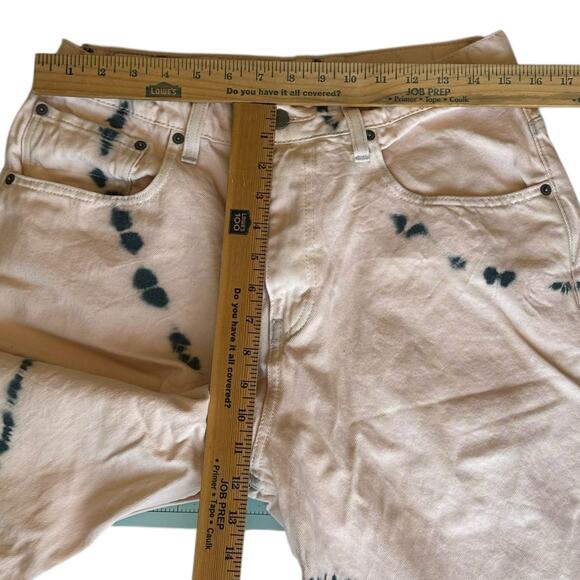 Levi's Shorts Men Size 31 Tie Dye Hippy Summer Festival Concert Travel Packable - Picture 4 of 8